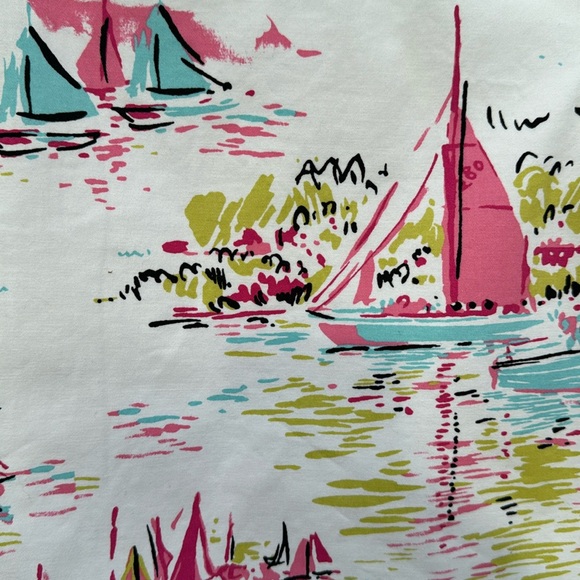 Talbots White Mini Skirt “By the Seaside” NWOT - Picture 3 of 4